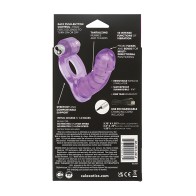 Double Diver Vibrating Enhancer w/Flexible Penetrator - Purple