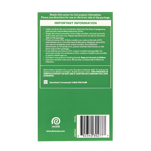 Durex Tropical Condoms - Box of 12