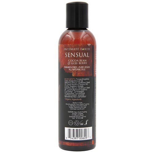 Intimate Earth Sensual Massage Oil - Cocoa Bean & Goji Berry