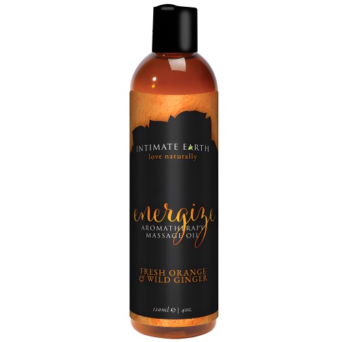 Intimate Earth Massage Oil - Orange & Ginger