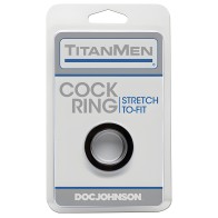 Titanmen Tools Cock Ring - Black