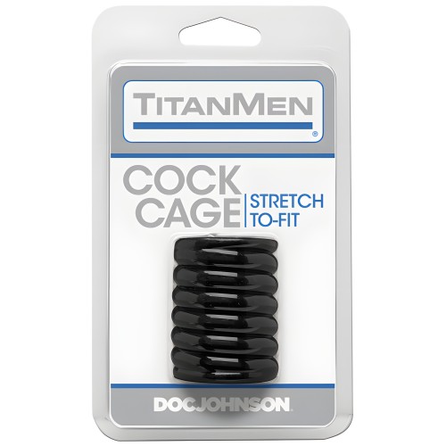 Titanmen Tools Cock Cage - Negro