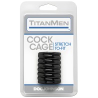 Titanmen Tools Cock Cage - Negro