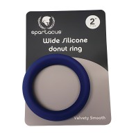 Spartacus 2" Rubber Cock Ring - Black | Spartacus