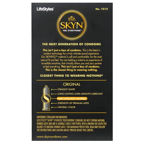 Lifestyles SKYN Original Lubricated Condoms