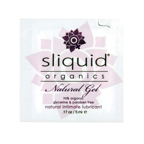 Sliquid Organics Natural Lubricating Gel - .17 oz Pillow | Sliquid