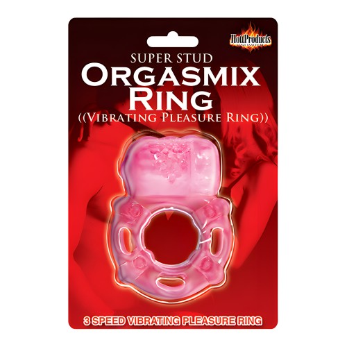 Super Stud Orgasmix Ring Pleasure Ring 3 Speed - Purple