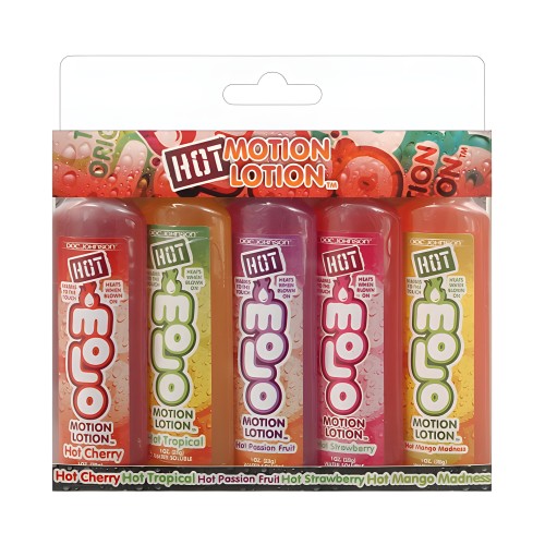 Hot Motion Lotion Kit - 1 oz Asst. Flavors Pack of 5