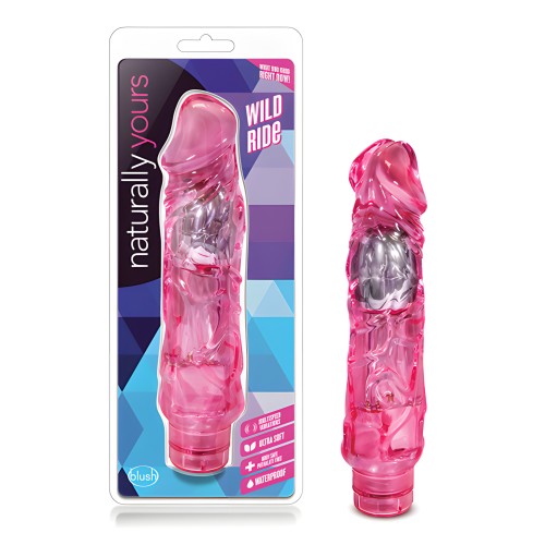 Blush Naturally Yours Wild Ride Vibrator - Pink