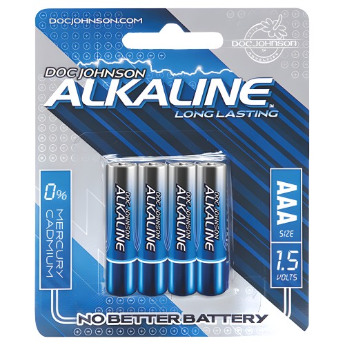 Doc Johnson Alkaline Batteries - AAA 4 Pack