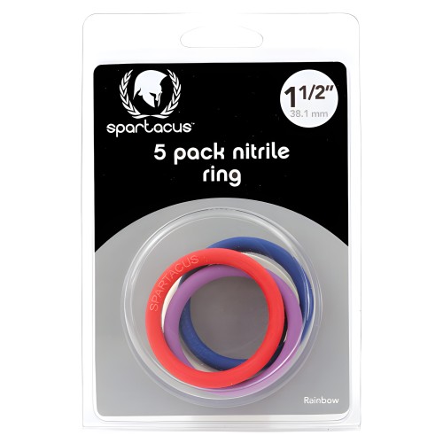 Spartacus Nitrile Cock Ring Set