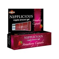 Gel de Estimulación de Pezones Nipplicious - 1 oz Fresa