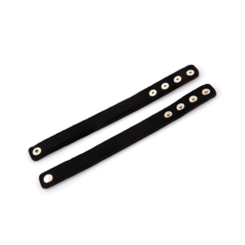 Anillo de Pene Snap de Neopreno Perfect Fit - Negro