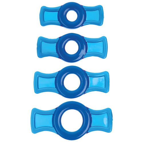 Titanmen Tools Cock Ring Set - Blue