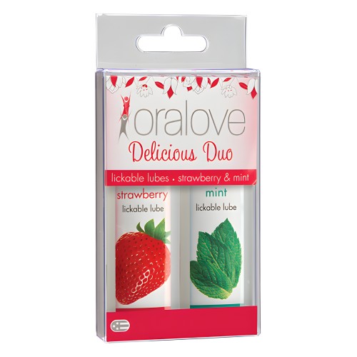 Oralove Flavored Lube - Strawberry & Mint