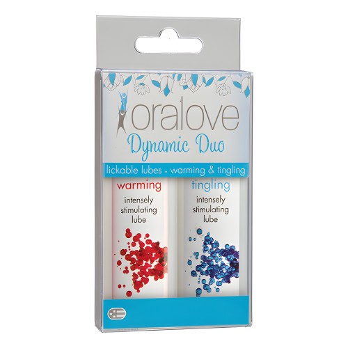 Lubricante Duo Delicioso Oralove - Calor y Cosquilleo