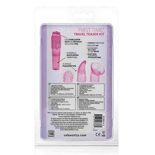 Kit de Estimuladores de Viaje First Time - Rosa