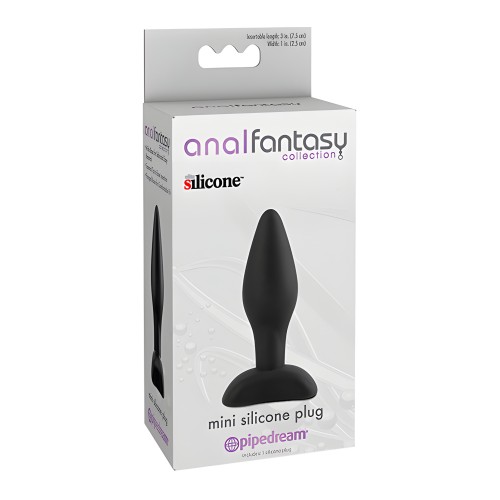 Anal Fantasy Collection Mini Silicone Plug - Black
