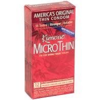 Preservativos Kimono Micro Thin - Paquete de 12