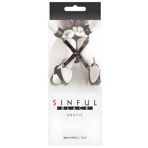Sinful Hogtie - Black
