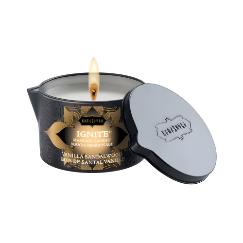 Kama Sutra Ignite Massage Candle - Vanilla Sandalwood