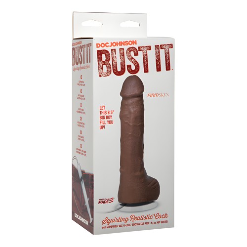 Bust It Squirting Realistic Cock - Brown