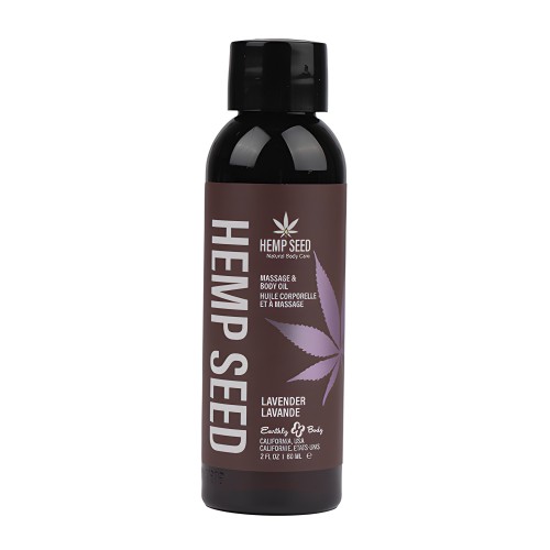 Aceite de Masaje y Cuerpo Earthly Body - 2 oz Lavanda