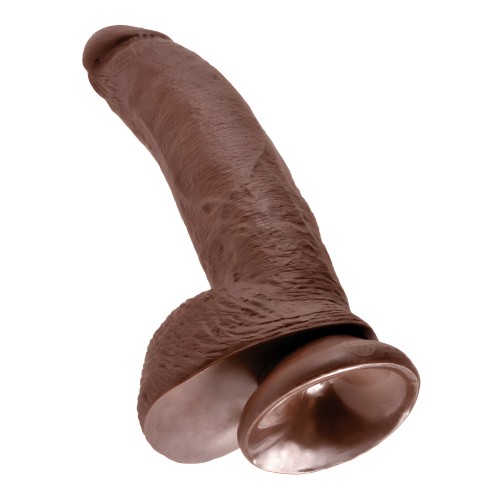 King Cock 9" Dildo - Brown