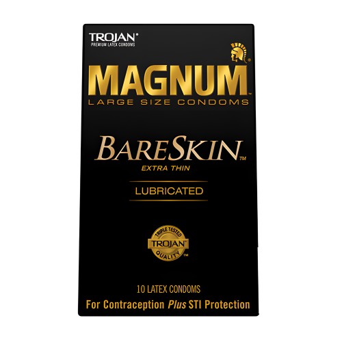 Condones Trojan Magnum Bareskin - Caja de 10