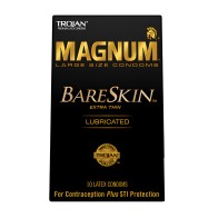Condones Trojan Magnum Bareskin - Caja de 10