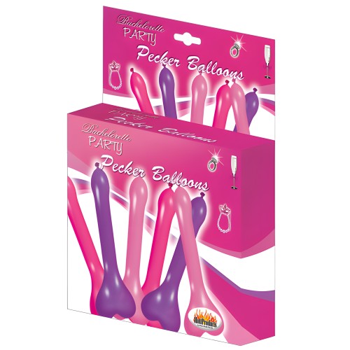 Globos Pecker - Colores Asst. Caja de 6