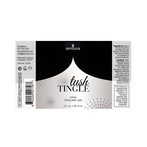 Sensuva Tush Tingle Gel