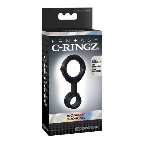 Fantasy C-Ringz Ironman Duo Ring - Black