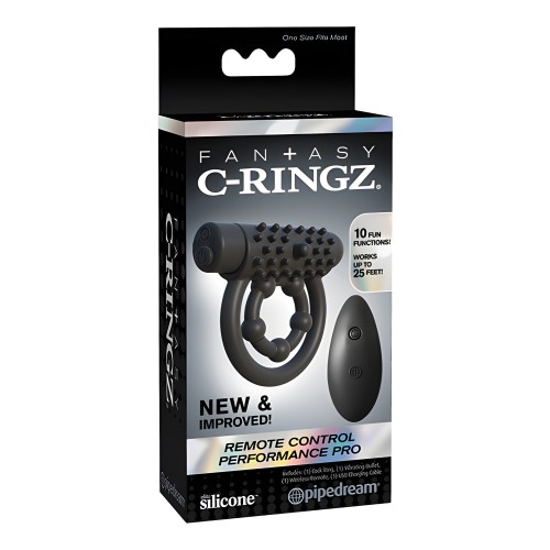 Fantasy C-Ringz Remote Control Pro - Black