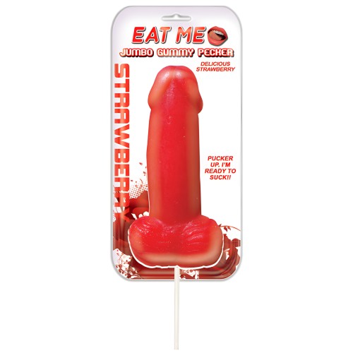 Jumbo Gummy Cock Pop Fresa