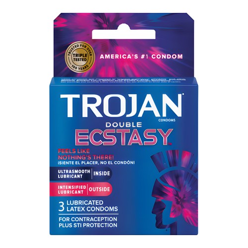 Condones Trojan Double Ecstasy