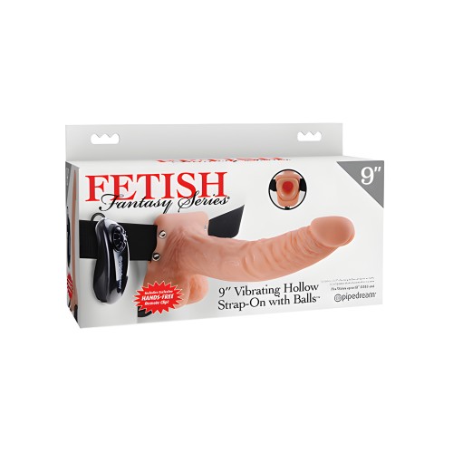 Fetish Fantasy Series Strap-On Vibrador Hueco de 9"