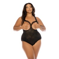 Lace Open Cup & Crotchless Teddy