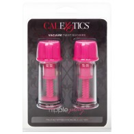 Nipple Play Vacuum Twist Suckers - Pink