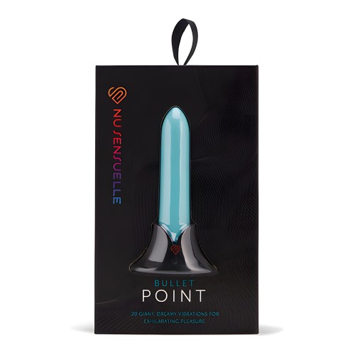 Nu Sensuelle Point Rechargeable Bullet - Teal Blue