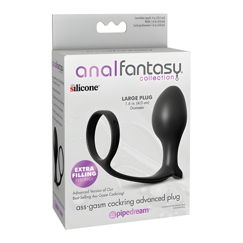 Anal Fantasy Collection Ass Gasm Advanced Plug w/Cockring
