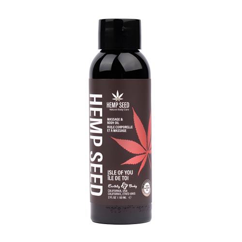 Aceite de Masaje y Cuerpo Earthly Body - Nutrición Lujosa para la Piel