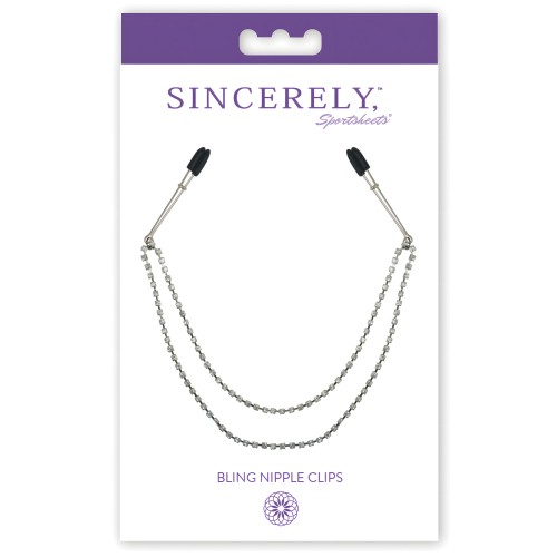 Sincerely Clips de Pezón Brillantes