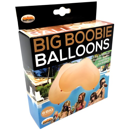 Globos Big Boobie - Caja de 6