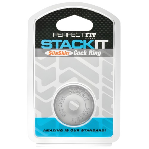 Perfect Fit Stackit Cock Ring - Clear