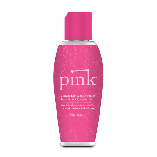 Pink Silicone Lube - 2.8 oz Flip Top Bottle