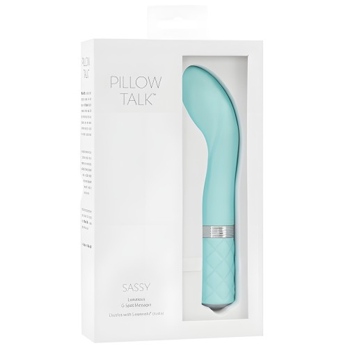Pillow Talk Sassy G Spot Vibrator - Teal