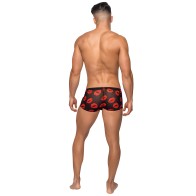Kiss Me Stretch Mesh Mini Short - Male Power