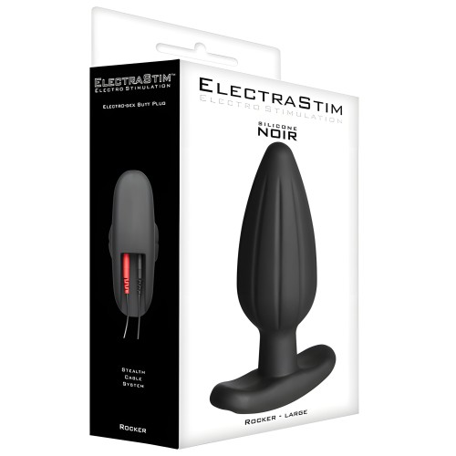 ElectraStim Silicone Noir Rocker Butt Plug - Ultimate Pleasure