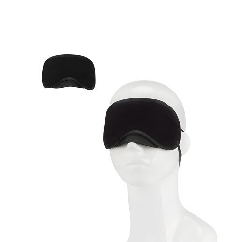 Lux Fetish Peek a Boo Love Mask Black